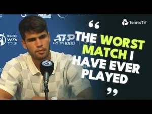 Interview sans concession d&rsquo;Alcaraz après sa défaite contre Monfils à Cincinnati