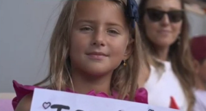 Jeux Olympiques > Le magnifique message de Tara Djokovic à son papa Novak depuis les tribunes