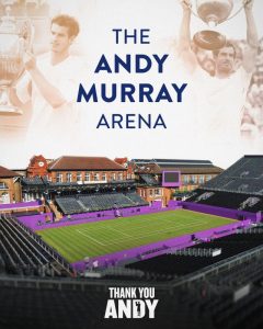 Le bel hommage du tournoi du Queen’s à Andy Murray !
