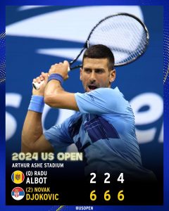 Novak Djokovic ne laisse aucune chance à Radu Albot