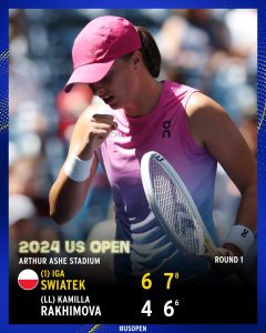 Swiatek démarre bien, Raducanu prend la porte