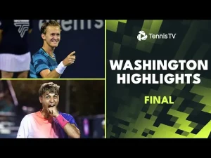 Vidéo: Extraits de la finale entre Korda et Cobolli à Washington DC