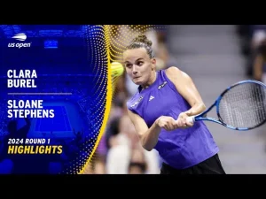 Vidéo: Les meilleurs moments de Burel contre Stephens au 1er tour de l&rsquo;US Open.