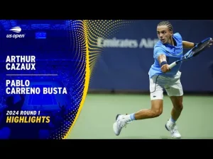 Vidéo: Les meilleurs moments de Cazaux contre Carreno Busta au 1er tour de l&rsquo;US Open.
