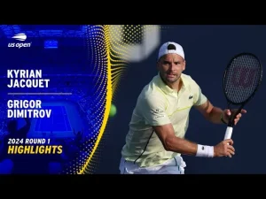 Vidéo: Les meilleurs moments de Dimitrov vs Jacquet au 1er tour de l&rsquo;US Open.
