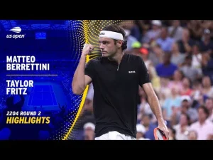 Vidéo: Les meilleurs moments de Fritz vs Berrettini au 2ème tour de l&rsquo;US Open.