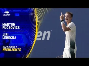 Vidéo: Les meilleurs moments de Lehecka vs Fucsovics au 1er tour de l&rsquo;US Open.