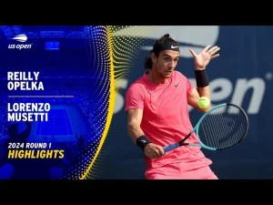 Vidéo: Les meilleurs moments de Musetti vs Opelka au 1er tour de l&rsquo;US Open.