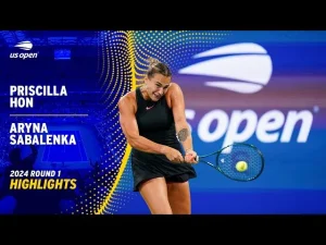 Vidéo: Les meilleurs moments de Sabalenka vs Hon au 1er tour de l&rsquo;US Open.