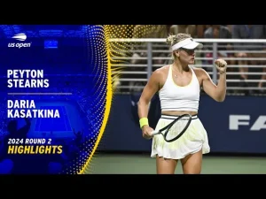 Vidéo: Les meilleurs moments de Stearns vs Kasatkina au 2ème tour de l&rsquo;US Open.