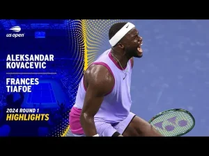 Vidéo: Les meilleurs moments de Tiafoe vs Kovacevic au 1er tour de l&rsquo;US Open.