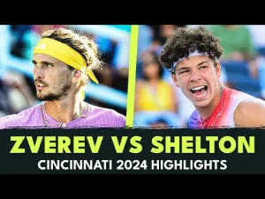Vidéo: Les meilleurs moments de Zverev vs Shelton en quart de finale à Cincinnati