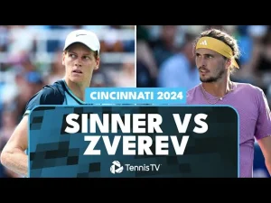 Vidéo: Les meilleurs moments de la demi-finale Sinner vs Zverev à Cincinnati.