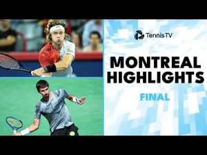 Vidéo: Les meilleurs moments de la finale entre Alexei Popyrin et Andrey Rublev à Montréal.