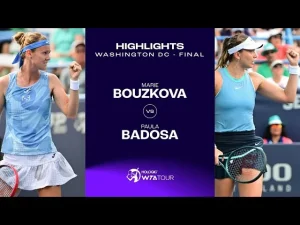Vidéo: Les meilleurs moments de la finale entre Badosa et Bouzkova à Washington DC