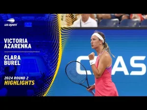 Vidéo: Les meilleurs moments du match Azarenka vs Burel au 2ème tour de l&rsquo;US Open.