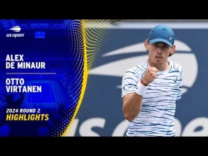 Vidéo: Les meilleurs moments du match De Minaur vs Virtanen au 2ème tour de l&rsquo;US Open.