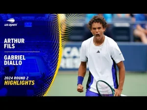 Vidéo: Les meilleurs moments du match Diallo vs Fils au 2ème tour de l&rsquo;US Open.