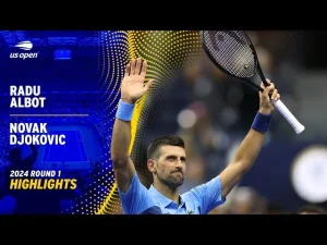 Vidéo: Les meilleurs moments du match Djokovic – Albot au 1er tour de l&rsquo;US Open.