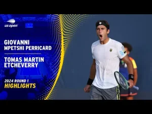 Vidéo: Les meilleurs moments du match Etcheverry – Mpetshi Perricard au 1er tour de l&rsquo;US Open.