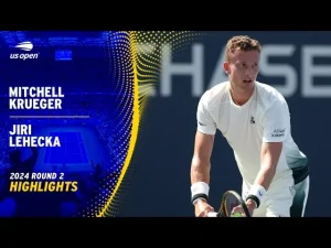 Vidéo: Les meilleurs moments du match Lehecka vs Krueger au 2ème tour de l&rsquo;US Open.