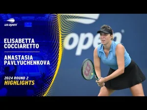 Vidéo: Les meilleurs moments du match Pavlyuchenkova vs Cocciaretto au 2e tour de l&rsquo;US Open.