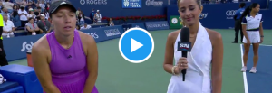 WTA – Toronto > L&rsquo;émotion et les larmes de Jessica Pegula après son titre à Toronto !