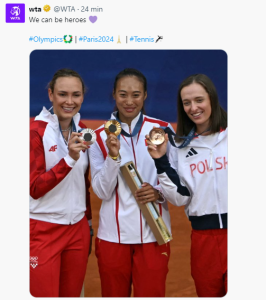 Zheng remporte l&rsquo;Or en simple