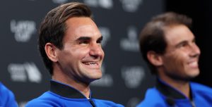 ATP, Laver Cup > Roger Federer : »Je pense que le jeu est au même niveau qu’avant, peut-être même un cran plus haut. Peut-être qu&rsquo;il y a un manque de variation, mais c&rsquo;est parce qu&rsquo;ils sont tous à deux mains, ils n&rsquo;utilisent plus autant le slice de nos jours »