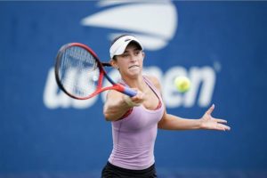 Capucine, la petite fille américaine de François Jauffret, joue l&rsquo;US Open (US Open (J))