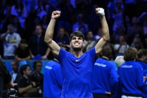 Carlos Alcaraz offre la victoire à l&rsquo;Europe en Laver Cup