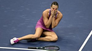 Cette fois, c&rsquo;est la bonne: Aryna Sabalenka remporte l&rsquo;US Open et fond en larmes sur le court