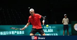 Coupe Davis: Collignon s&rsquo;incline face à Van de Zandschulp et les Pays-Bas prennent l&rsquo;avantage