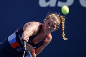 Fin de l&rsquo;aventure pour Jessika Ponchet, dernière Française en lice à l&rsquo;US Open, après sa défaite face à Wozniacki