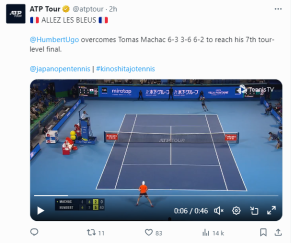 Humbert en finale à Tokyo !