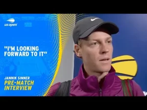 Interview de Jannik Sinner avant le match contre Taylor Fritz en finale de l&rsquo;US Open 2024