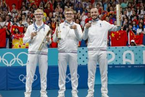 Les frères Lebrun et Simon Gauzy présents en tribune au tournoi ATP 500 de Pékin