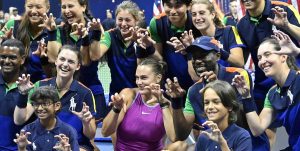 US Open > Andy Roddick : « Aryna Sabalenka semble s&rsquo;améliorer de plus en plus à force de travail et d&rsquo;acharnement. Le tout sans jamais perdre son sens de l&rsquo;humour »