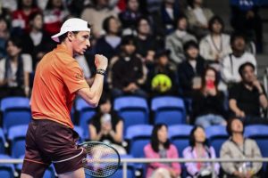 Ugo Humbert surclasse Shintaro Mochizuki et se qualifie pour le 2e tour à Tokyo