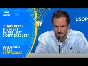 Vidéo: Conférence de presse de Daniil Medvedev après sa défaite en quarts de finale de l&rsquo;US Open 2024