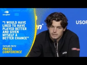 Vidéo: Conférence de presse de Taylor Fritz après avoir perdu contre Jannik Sinner en finale de l&rsquo;US Open 2024