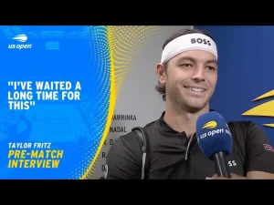 Vidéo: Interview de Taylor Fritz avant le match contre Jannik Sinner lors de la finale de l&rsquo;US Open 2024
