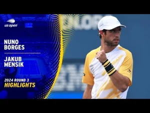 Vidéo: Les meilleurs moments de Borges contre Mensik au 3e tour de l&rsquo;US Open.