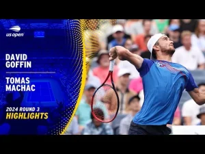 Vidéo: Les meilleurs moments de Machac vs Goffin au 3ème tour de l&rsquo;US Open.