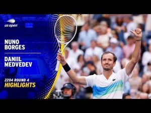 Vidéo: Les meilleurs moments de Medvedev contre Borges en huitièmes de finale de l&rsquo;US Open.