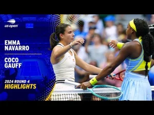 Vidéo: Les meilleurs moments de Navarro contre Gauff en huitièmes de finale de l&rsquo;US Open.