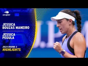 Vidéo: Les meilleurs moments de Pegula contre Bouzas Maneiro au 3ème tour de l&rsquo;US Open.