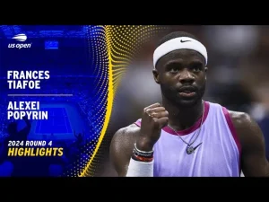 Vidéo: Les meilleurs moments de Tiafoe contre Popyrin en huitièmes de finale de l&rsquo;US Open.