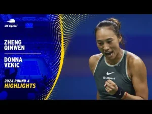 Vidéo: Les meilleurs moments de Zheng vs Vekic en huitièmes de finale de l&rsquo;US Open.