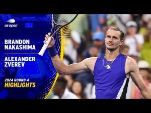 Vidéo: Les meilleurs moments de Zverev vs Nakashima en huitièmes de finale de l&rsquo;US Open.